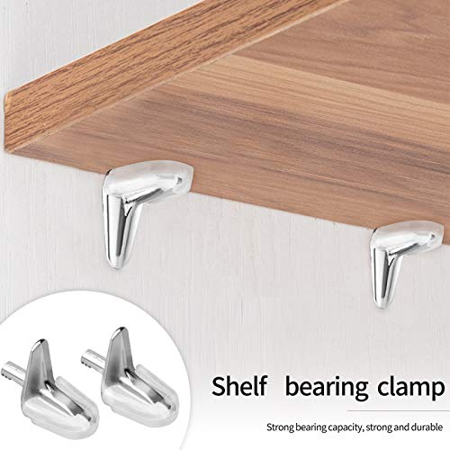 30 Stk Regalträger Bodenträger Bücherregal Stützen Glas-Bodenträger 3 mm Regalbodenträger Fach-Bodenträger Regalstütze für Schrank Bücherregal Möbel