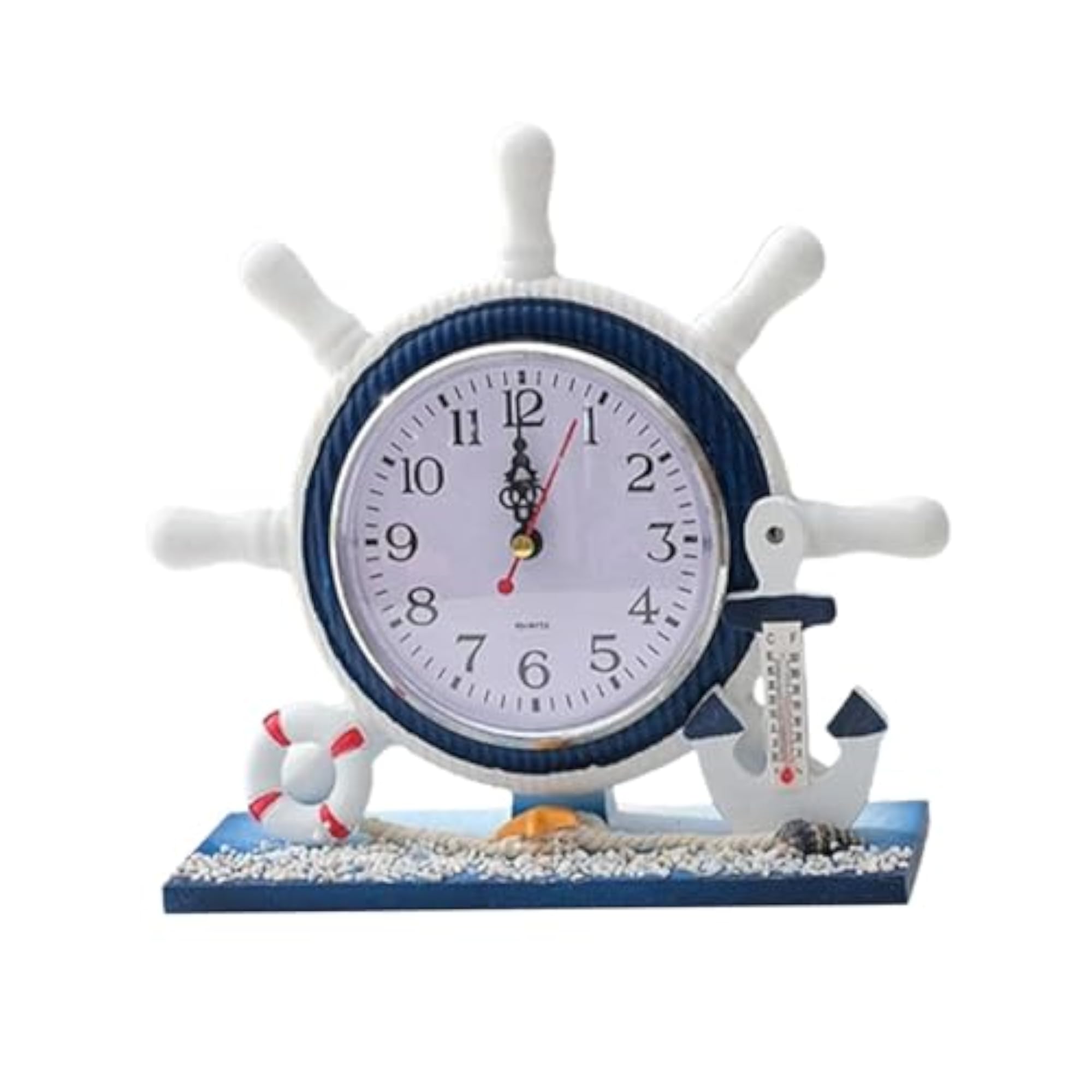 Table Clock, Decorative Desk and Shelf Ornament