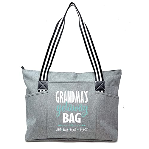 Bolso Tote de Lona para Abuela con Cierre y Bolsillo Interno miniatura 1