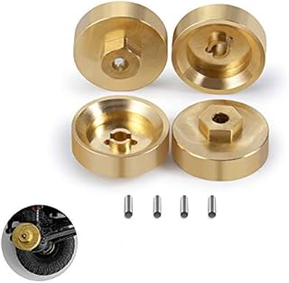 AXspeed 1: 24 RC Crawler Heavy duty Brass Hex Adaptor for SCX24 AXI90081 AXI00001 AXI00002 Car 4pcs