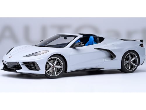 Chevy C8 Stingray 1:18 Gris Cerámico AUTOart miniatura 2