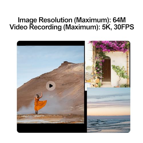 Ficha técnica Cámara Digital 5K HDR 30fps 64MP Micro SLR con Pantalla Táctil IPS Flip 3.2 Pulgadas Zoom óptico 12X Conectividad de Fidelidad Inalámbrica Cámara Multimodo - Fernando Cortés