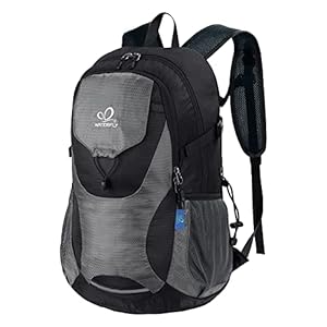 WATERFLY Lightweight Packable Hiking Backpack： Foldable Travel Daypack Ultralight Camping Day Pack for Woman Man