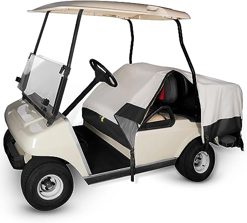 10L0L Waterproof Golf Buggy Cover Seat Cover Protector for 4 Passenger for Yamaha EZGO Club Car Golf Cart Cover to Keep Seats Dry and Protected