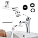 Produktbild Viilich 1080° Schwenkbarer Wasserhahn, Drehbar Wasserhahn-Strahlregler mit 2 funktion, Perlatoren für Wasserhähne,Tap Extension Attachment for Kitchen Bathroom Geeignet für Küche, Bad, Hotel