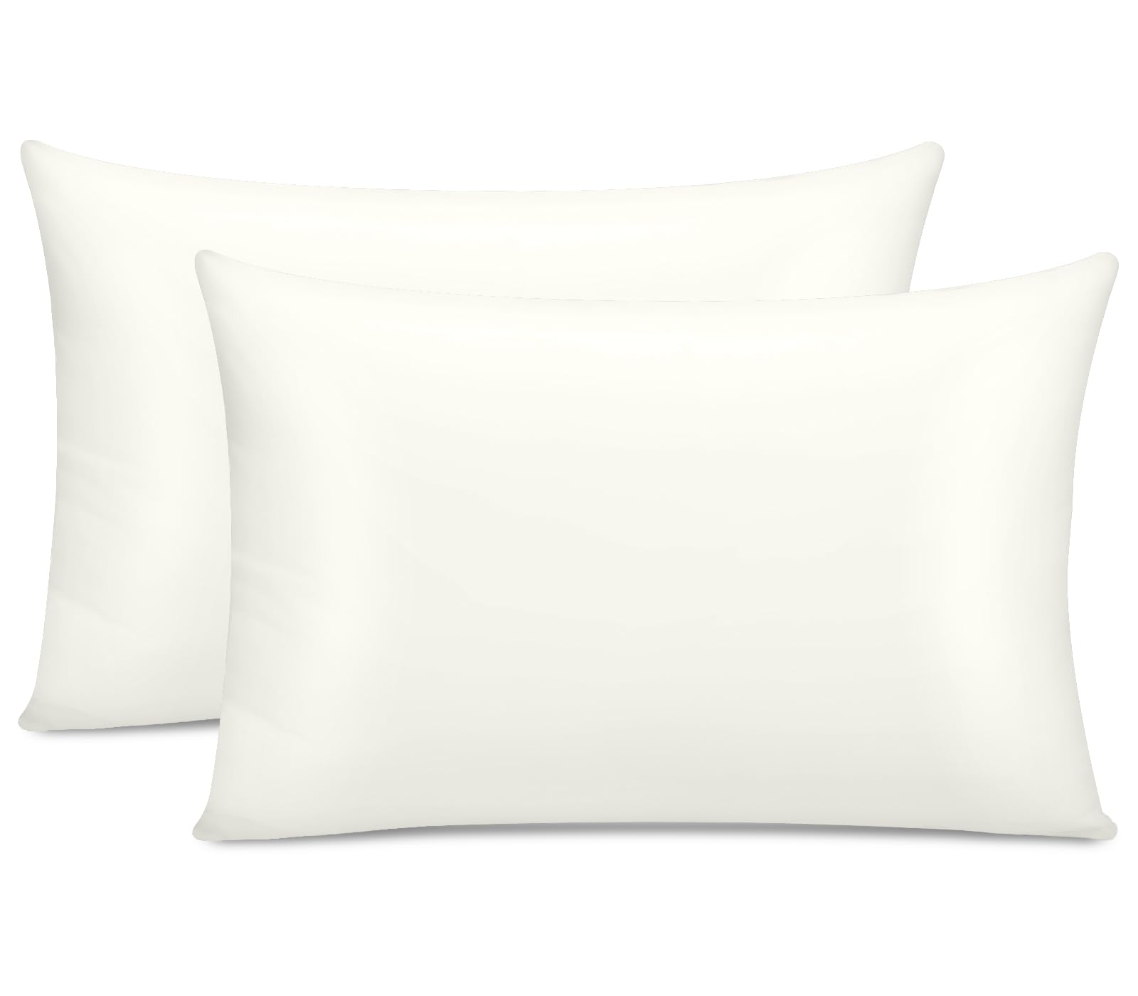 Pamposh 400 Thread Count Egyptian Cotton Pillow Cases 2 Pack Breathable Ultrasoft Pillow Covers from B&Q