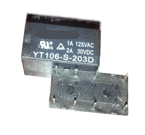 Relé YT106-S-203D de 3V y 8 pines para solucionar caídas de tensión