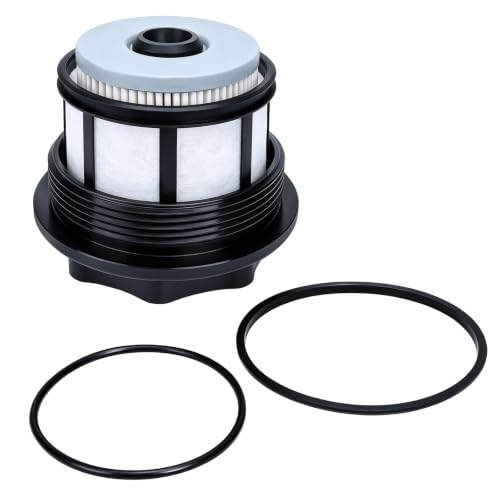 iFJF FD-4596 Fuel Filter and Black Aluminum Cap Replacement ...