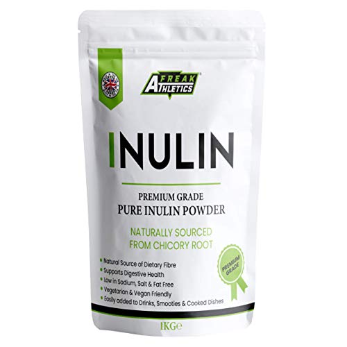 Inulin Powder 1kg - High Grade Fibre Powder - Resealable Pouch Scoop Included - Made in The UK