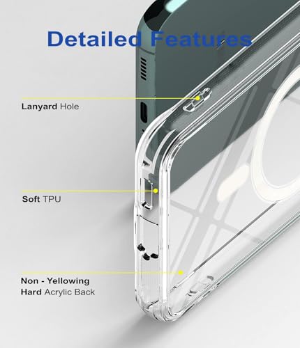 Image of Zapcase Back Case Cover for Motorola Edge 70 5G | Compatible for Motorola Edge 70 5G Back Cover | Compatible with MagSafe | Scratch-Resistant Back Cover | Clear