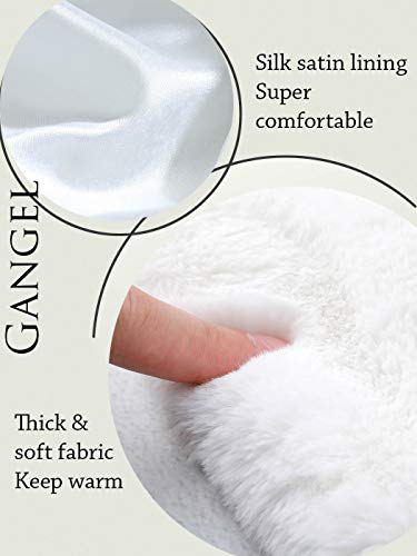 Gangel Faux Fur Shawl Wraps Cloak Coat Sweater Cape Wedding Bridal Winter(1pc)2