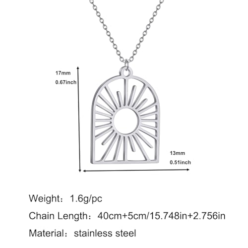 Bijoux à breloque solaire en acier inaltérable de haute qualité