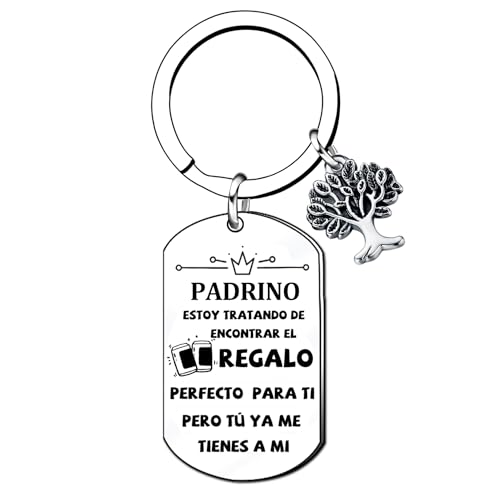 GUOYU Llavero Para Padrino - Regalo Día Del Padre, Cumpleaños, Navidad - Regalos Originales Para Hombre
