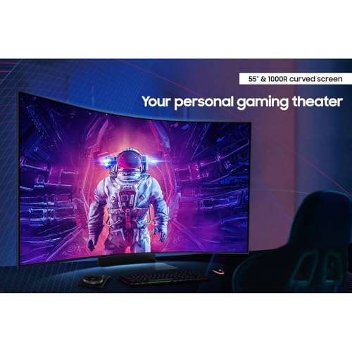 Image of Samsung LS55CG970NNXGO Odyssey Ark 2 55 inch Quantum Mini-LED Curved Gaming Screen Bundle with Elite Suite 18, 2X HDMI Cable and Deco Gear CPS Exclusive 26 Month Protection Pack (BEACH-CPS-26M3500)