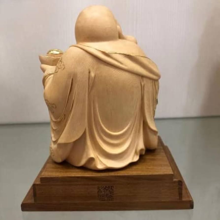 Amazon.co.jp: 仏像 木彫りハッピー元宝弥勒七福神 布袋 様 布袋さんの Amazon.co.jp: 仏像 木彫りハッピー元宝弥勒七福神 布袋 様 布袋さんの