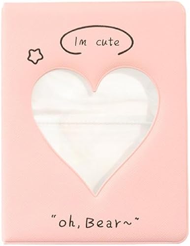 Mini álbum de fotos con 36 bolsillos, libro de recuerdos de fotos de bebé para aniversario de boda de 2 x 3 pulgadas, mini álbum de fotos de 2 x 3