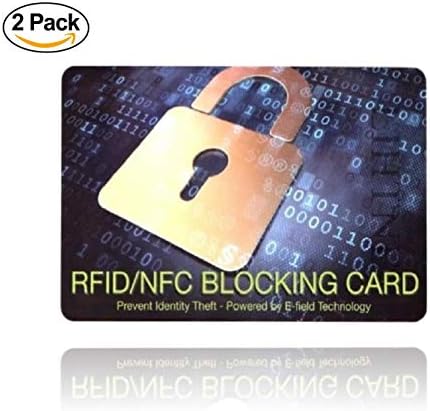 3 Cartes De Protection RFID - Blocage NFC 5.5x8.5cm - Pour Portefeuille, Carte Bancaire, Passeport