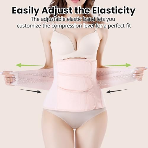 Image of Postpartum Girdle C-Section Recovery Belt Back Support Belly Wrap Belly Band Shapewear