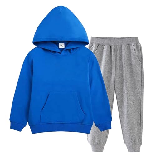 Kids Sweatsuit Unisex Boys And Girls Two Piece Outfits Teens Cotton Hoodies Jogger Pants Set Toddler Tracksuit
