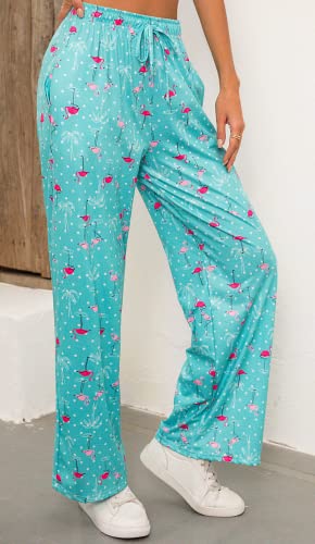 Image of X-Image Women Comfy Casual Pajama Pants with Pockets & Drawstring