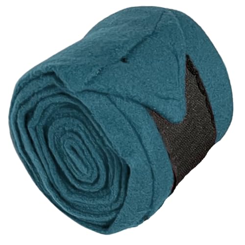 RESISTANCE Full Size Horse Leg Wraps – Tight & Stable - Slip-Resistant Support Leg Bandage Wrap Set of 4 Packs Available in Five Colors