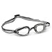 MP Michael Phelps K180+ Goggle Clear Lens Black/Silver, Competition Swim Goggles, Made In Italy