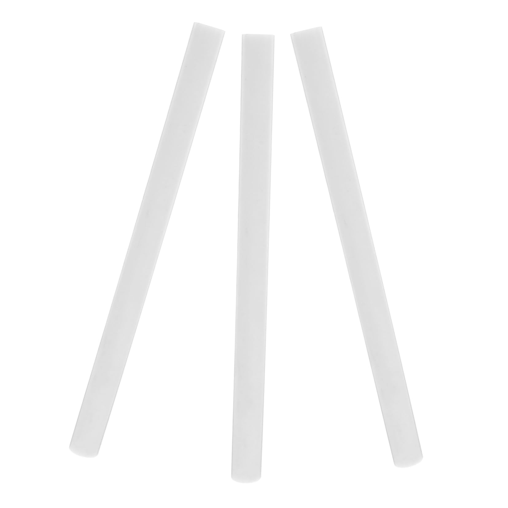 KICHOUSE 3pcs Round Rods 0.75in Diameter 12in Length Pom Material Bars for Milling Welding