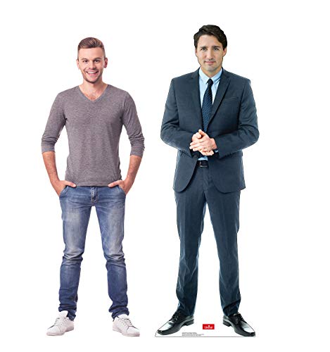 Image of Cardboard People Canadian Prime Minister Justin Trudeau Life Size Cardboard Cutout Standup