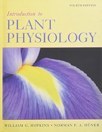 HOPKINS AND HUNER PLANT PHYSIOLOGY PDF visual data 3