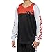 100% R-CORE Youth Long Sleeve Jersey Black/Racer Red - XL