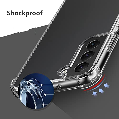 Totill For Samsung S22 Clear Case, Shockproof Smartphone Cover, Rreinforced Corner Phone case for Samsung Galaxy S22 Funda Coque Hülle - Pure Clear (6.1 inch) Totill For Samsung S22 Clear Case, Shockproof Smartphone Cover, Rreinforced Corner Phone case for Samsung Galaxy S22 Funda Coque Hülle - Pure Clear (6.1 inch)