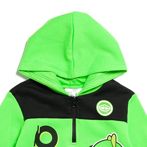 Image of PJ Masks Fleece Quarter-Zip Hooded Sweatshirt Toddler to Little Kid