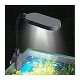 UPETTOOLS Aquarium Light Full Spectrum Fish Tank Light Clip on Fish Tank USB 360° Rotation Lighting