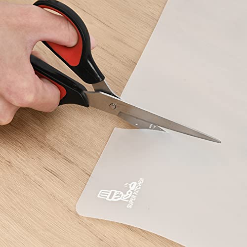 Thick Silicone Counter Mat Large 23.4"By15.6", Heat Resistant Mat For Kitchen Table / Countertop Protector / Non Stick Pastry Baking Mat Placemats , Silicone Mat For Crafts Kids , Super Kitchen Clear #TOP7