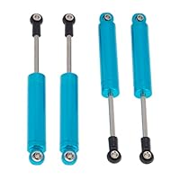 Amortisseurs à Ressort KEEDA Pour Voiture RC Crawler 1/10 - 4 Pièces 60mm | Compatibles SCX10, TRX-4, D90, Redcat (Aluminium CNC)