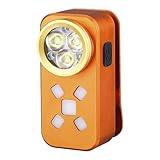 Generisch LED Taschenlampe | 200-800 Lumen Wiederaufladbare Taschenlampe Mit Clip,500 mAh starke | Für Survival Rucksacktouren Nachtangeln Outdoor Angeln Wanderung