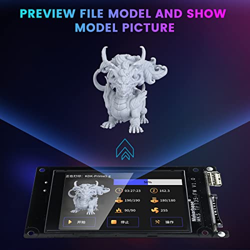 Makerbase Mks Mainboad Monster8 V2 32Bit Control Board 8 Axes For V2.4 Voron Vs Spider Octopus 3D Printer Compatible Tmc2209 Support Marlin 2.0.X Klipper U Disk Tmc Driver Uart Mode Lcd12864 Mks Tft35 #TOP1