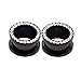 Produktbild 586/5000 Ausgestellte Expander Ein Paar Schwarz Kristall Ohrringe Messwerkzeug Tunnel 00g Stecker Hülse Hängen Ohrstöpsel Stretching Hülse Perforierte Stecker Geeignet for Damen Body Piercing Schmuck