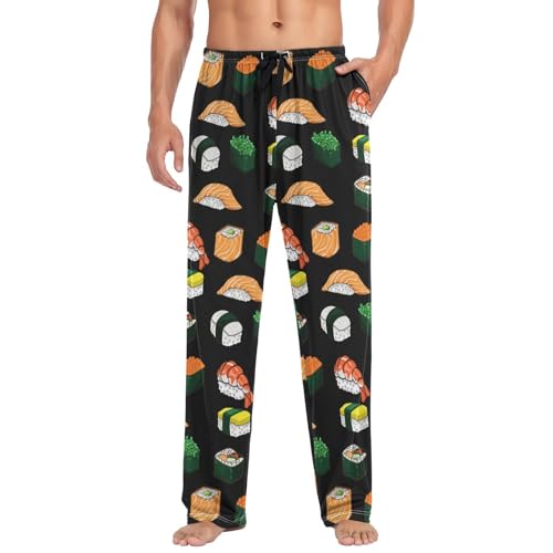 Pajama Pants For Men, Men's Separate Bottoms, Lounge Pants with Pockets