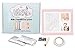 Ninos Baby Handprint, Footprint and Wooden Picture Frame Kit – Memory Maker for Growing Infants and Toddlers – Soft, Nontoxic Clay – Best Baby Shower or Maternity Gift (Pink)