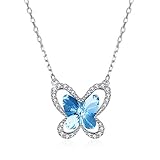 ♥ Material: plata de ley 925, cristal de elemento Swarovski, zirconia, hecho más brillante, sin níquel, sin plomo y sin cadmio, estéril de forma natural para proteger la piel sensible.