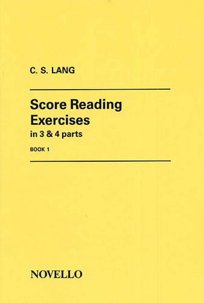 Score Reading Exercises by C. S. Lang (2003, Trade Paperback)