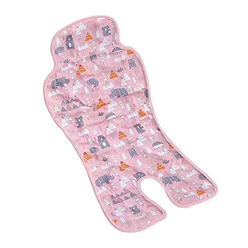 Image of Felenny Baby Car Seat Cooler Pad Summer Chair Ice Cushion Baby Car Seat Cooler Pad Carseat and Stroller Cooling Pad for Stroller High Chair 26.8in * 13in