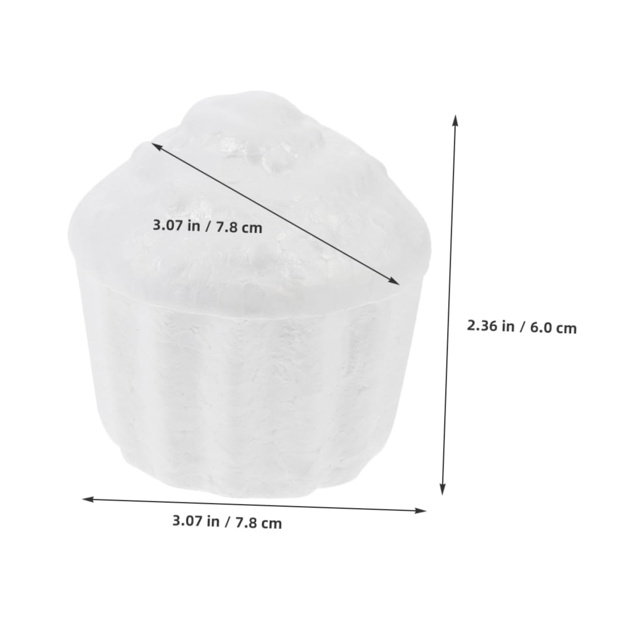 TOYANDONA Lot De 5 Mannequins à Gâteaux En Mousse Blanche 7,8 Cm, Réutilisables Pour Entraînement Pâtisserie Et Décoration Diy, Accessoire Créatif Pour Garçon Et Filles Et Amateurs Cuisine à La Maison