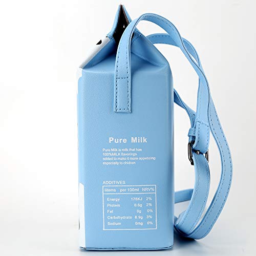 Qiming Pure Milk Box Crossbody Purse Bag,Pu Phone Shoulder Wallet For Women Girl #TOP2