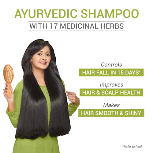 Image of Sesa Ayurvedic Medicinal Shampoo Hairfall Control Anti Dandruff Shampoo Infused with 17 Ayurvedic Herbs Smooth & Shiny Hair For Men & Women (500 ml) (Pack of 2)