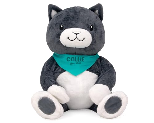Image of Lilly's Love Weighted Stuffed Animal, 5lb | Sensory Weighted Plush for Kids and Adults | Machine Washable Plushies w /Removable Inner | Calming Weighted Stuffed Animals for Anxiety, Callie The Cat