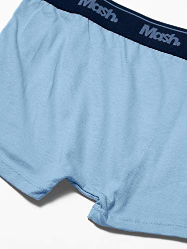 Mash Boxer Liso Infantil, Meninos, Azul, GG