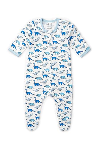 Image of monica + andy Double Zipper One Piece, 100% Organic Baby Clothes for Girls & Boys, Unisex, Preemie, Newborn & Infant Sizes