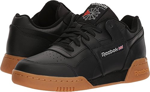 Image of Reebok Men's Workout Plus Cross Trainer, Black /Carbon /Classic red, 13 M US